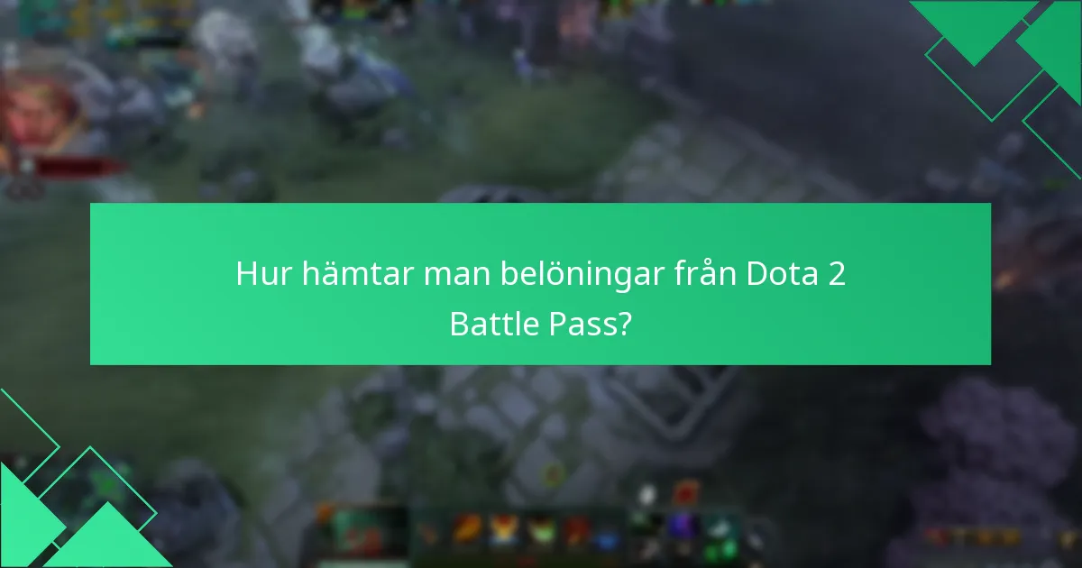 Vad är de gratis belöningarna i Dota 2 Battle Pass?
